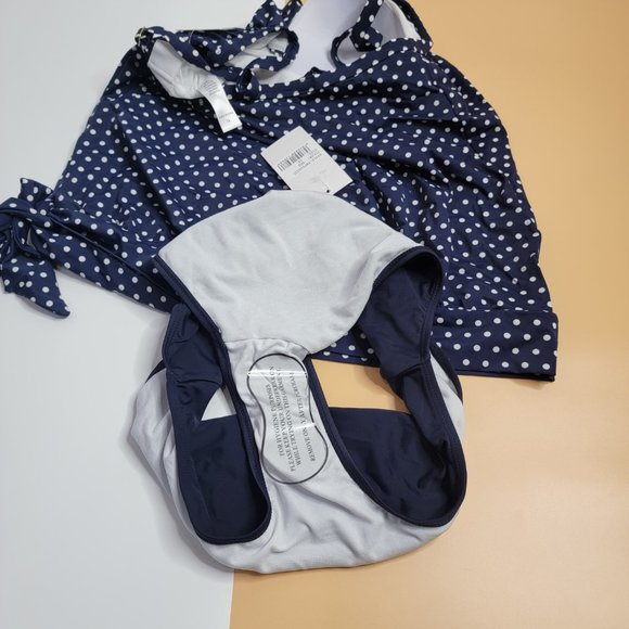 FULLFITALL Women's Plus Size Tankini Swimsuits Two Piece Bathing Suits size 14 - Picture 14 of 16